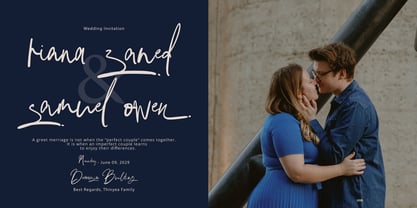 Rasimera Signature Font Poster 7