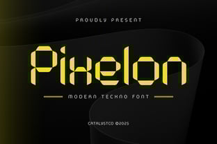 Pixelon Font Poster 1