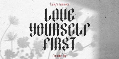 Blanco Styled Font Poster 4