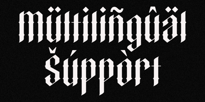 Blanco Styled Font Poster 12