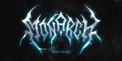 Ashborn Black Metal Font Poster 3