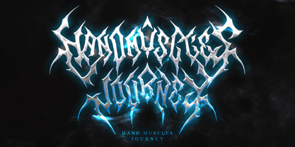 Ashborn Black Metal Font Poster 7