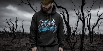 Ashborn Black Metal Font Poster 10