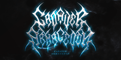 Ashborn Black Metal Font Poster 9