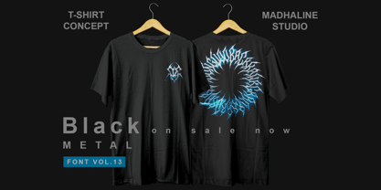 Ashborn Black Metal Font Poster 12