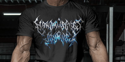 Ashborn Black Metal Font Poster 8