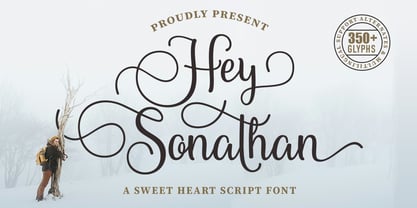 Hey Sonathan Font Poster 1