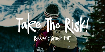 Rofikane Brush Font Poster 2