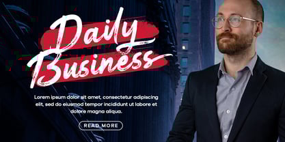 Balbond Font Poster 2