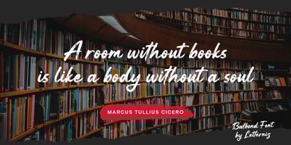 Balbond Font Poster 3