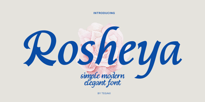Rosheya Font Poster 1