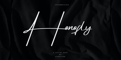Honofly Font Poster 1