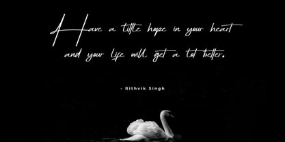 Honofly Font Poster 4