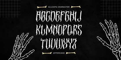 Madnes Blackletter Font Poster 2
