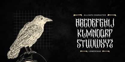 Madnes Blackletter Font Poster 3