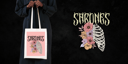 Madnes Blackletter Font Poster 4