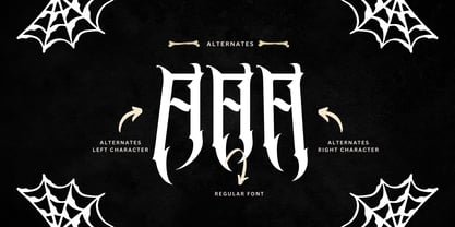 Madnes Blackletter Font Poster 10