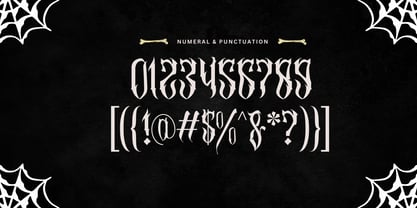 Madnes Blackletter Font Poster 7
