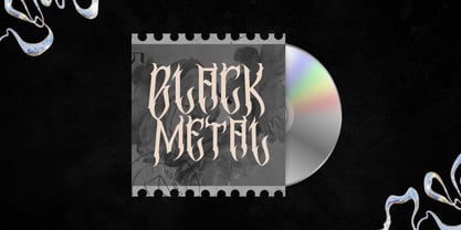 Madnes Blackletter Font Poster 9