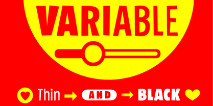 Chunky Sans Variable Font Poster 4