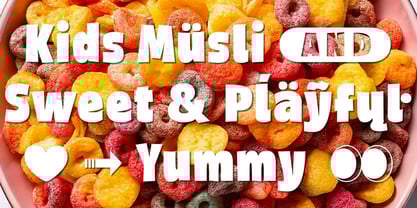 Chunky Sans Variable Font Poster 2