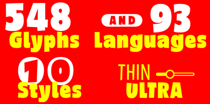 Chunky Sans Variable Font Poster 10