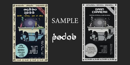 Tornosa Font Poster 3