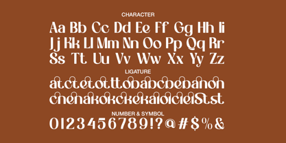 Agelia Font Poster 9