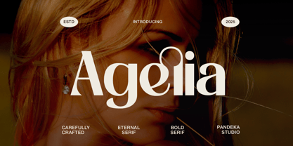 Agelia Font Poster 1