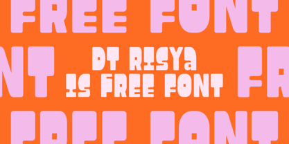 DT Risya Font Poster 2