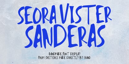 MC Seora Vister Sanderas Font Poster 1
