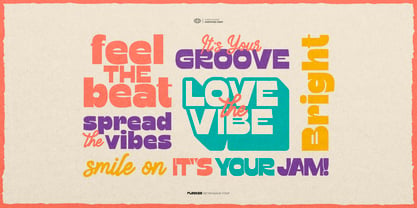 Flocked Font Poster 5
