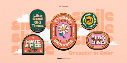 Flocked Font Poster 4