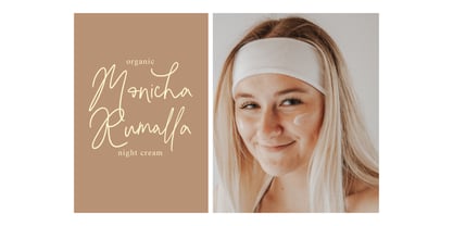 Lisasha Signature Font Poster 2