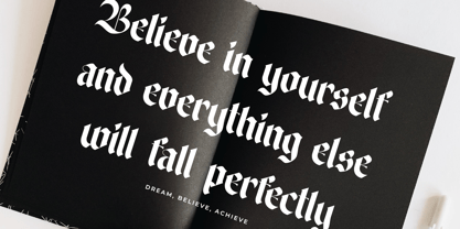 Wilfred Knights Font Poster 13