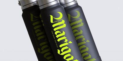 Wilfred Knights Font Poster 12