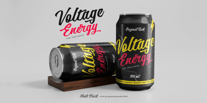 Heats Black Font Poster 4