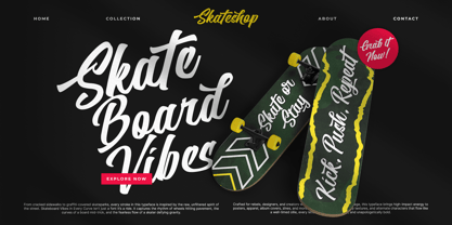 Heats Black Font Poster 3