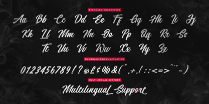 Heats Black Font Poster 9