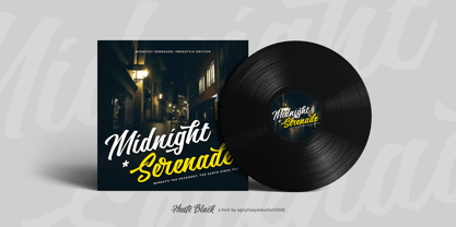 Heats Black Font Poster 6