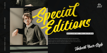 Heats Black Font Poster 5