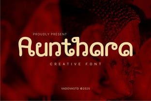 Aunthara Font Poster 1