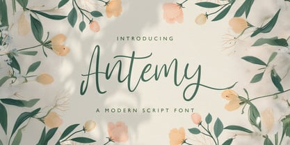 Antemy Font Poster 1