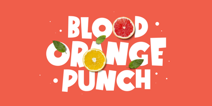 Block Horns Font Poster 2