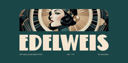 Edelweis Font Poster 1