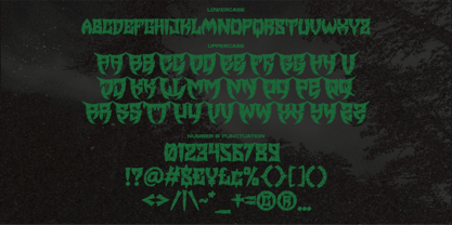 Navor Fear Font Poster 9