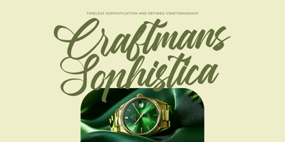 Rushed Elegance Font Poster 10