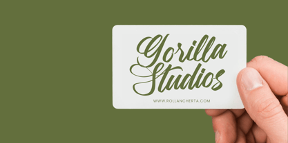 Rushed Elegance Font Poster 9