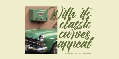 Rushed Elegance Font Poster 2