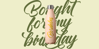 Rushed Elegance Font Poster 8